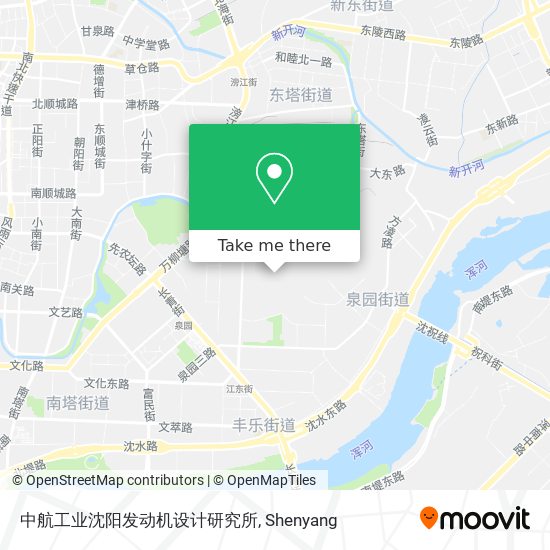 中航工业沈阳发动机设计研究所 map