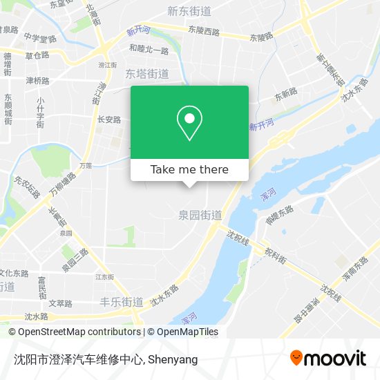 沈阳市澄泽汽车维修中心 map