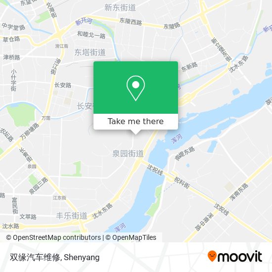 双缘汽车维修 map