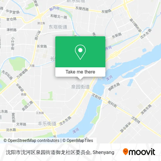 沈阳市沈河区泉园街道御龙社区委员会 map