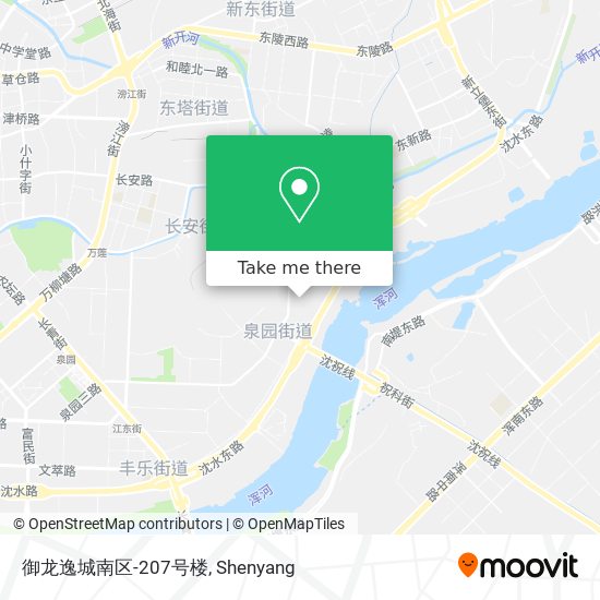 御龙逸城南区-207号楼 map