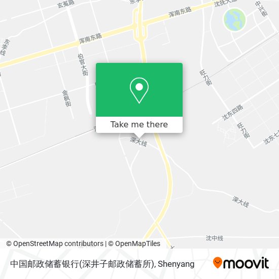 中国邮政储蓄银行(深井子邮政储蓄所) map
