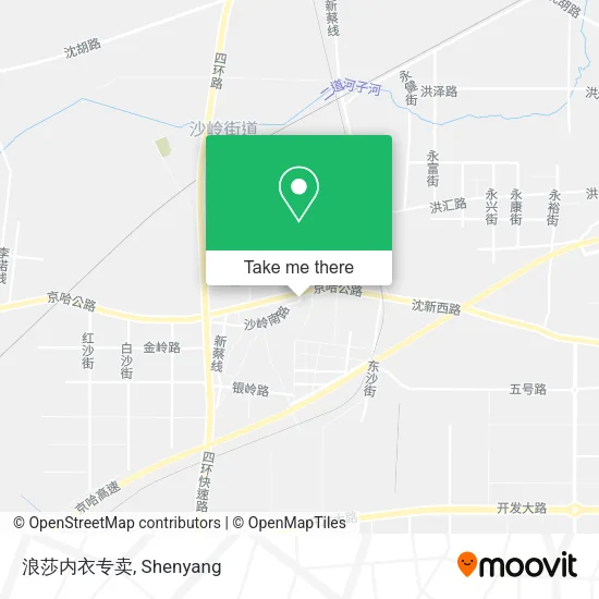 浪莎内衣专卖 map