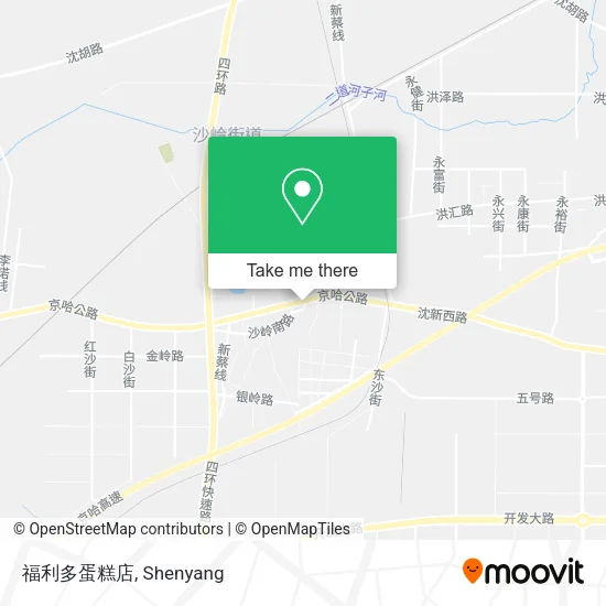 福利多蛋糕店 map