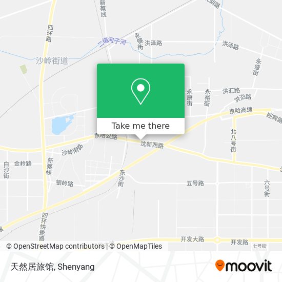 天然居旅馆 map