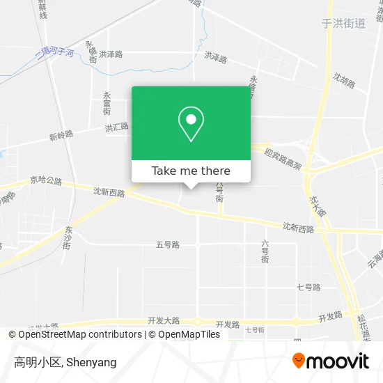 高明小区 map