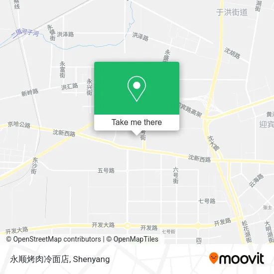 永顺烤肉冷面店 map