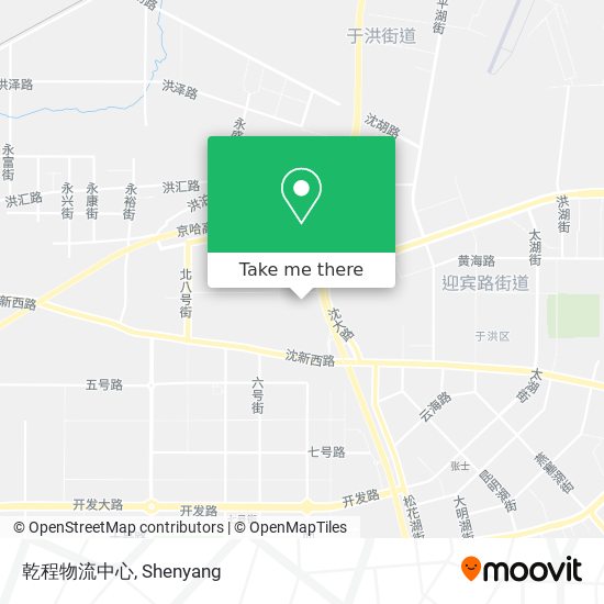 乾程物流中心 map