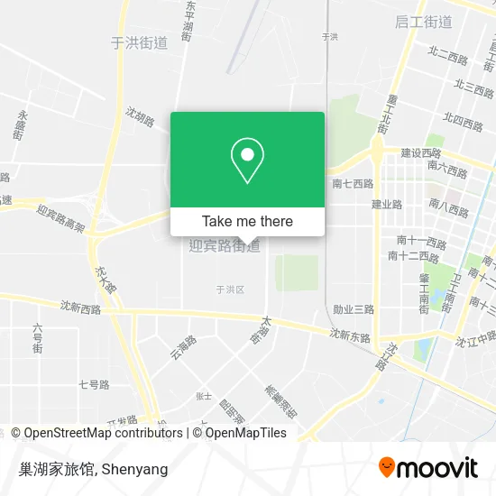 巢湖家旅馆 map