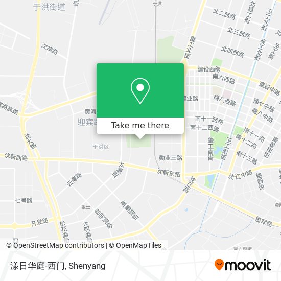漾日华庭-西门 map