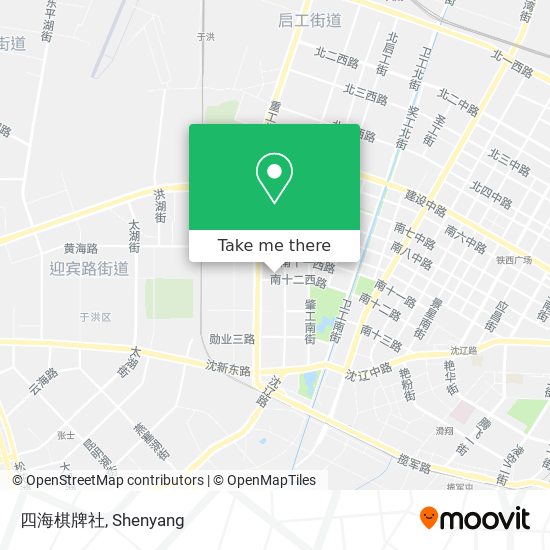 四海棋牌社 map