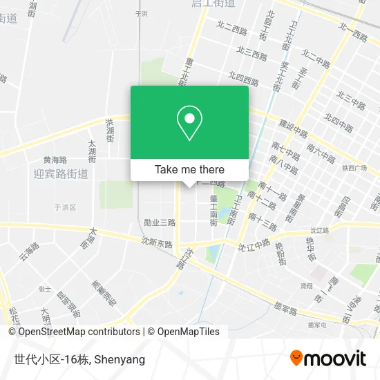 世代小区-16栋 map