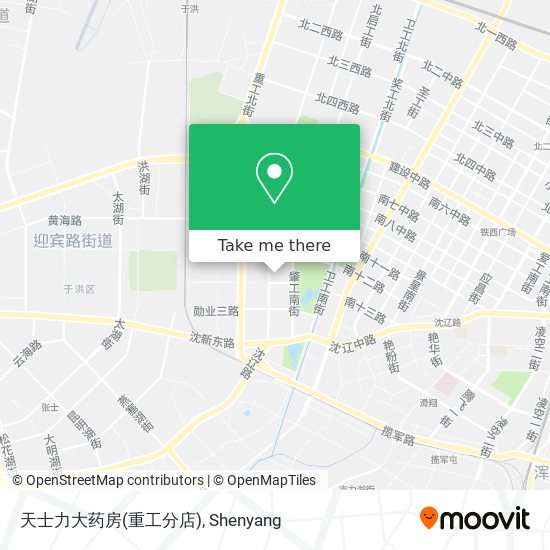 天士力大药房(重工分店) map