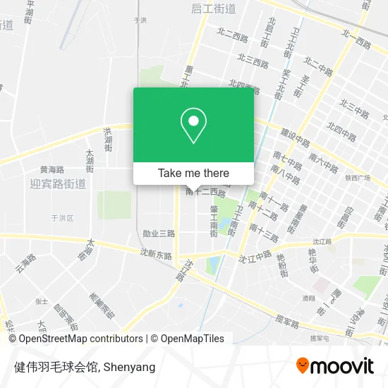 健伟羽毛球会馆 map