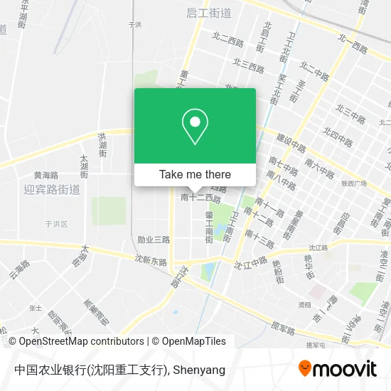 中国农业银行(沈阳重工支行) map