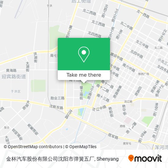 金杯汽车股份有限公司沈阳市弹簧五厂 map