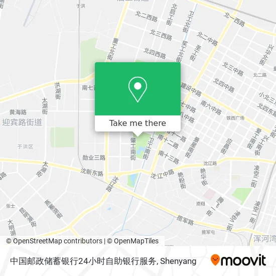 中国邮政储蓄银行24小时自助银行服务 map