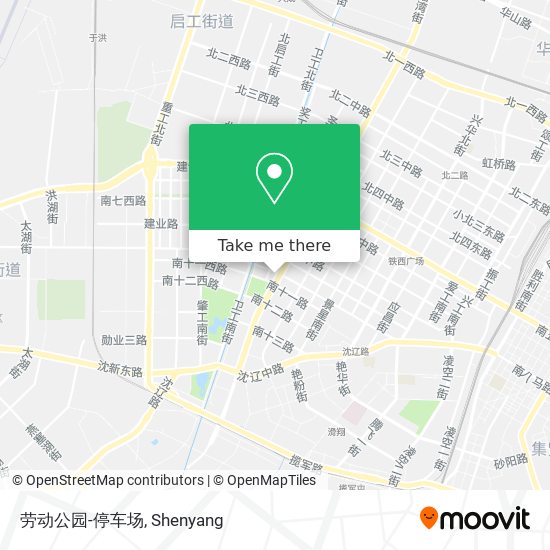劳动公园-停车场 map