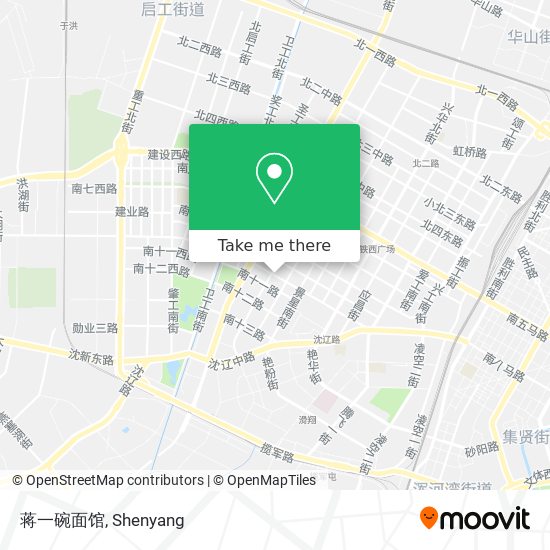 蒋一碗面馆 map