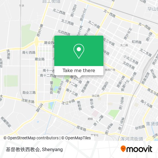 基督教铁西教会 map