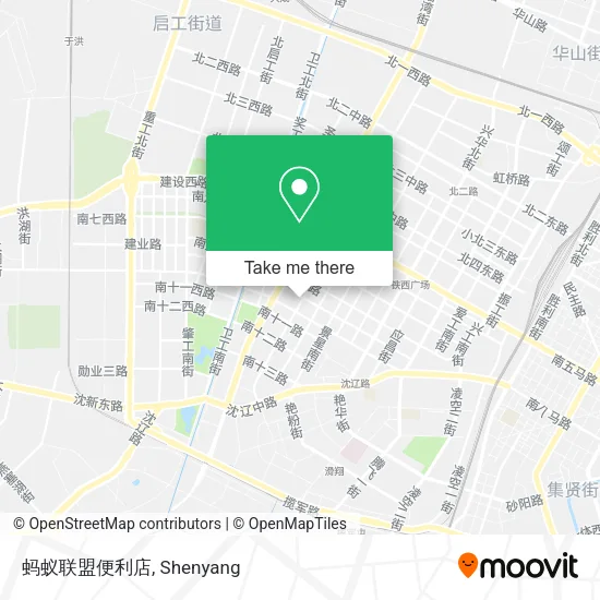 蚂蚁联盟便利店 map