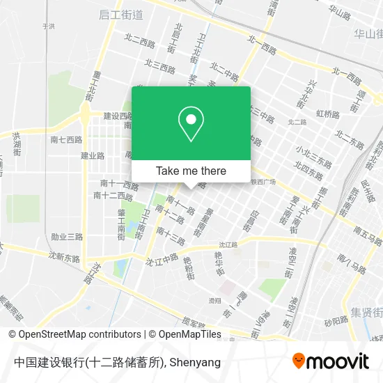 中国建设银行(十二路储蓄所) map