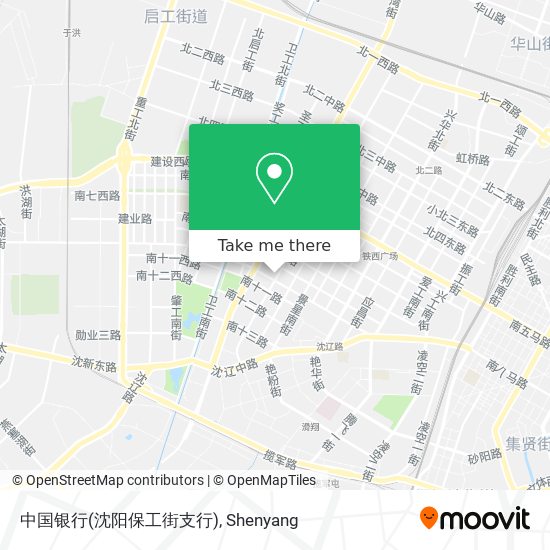 中国银行(沈阳保工街支行) map