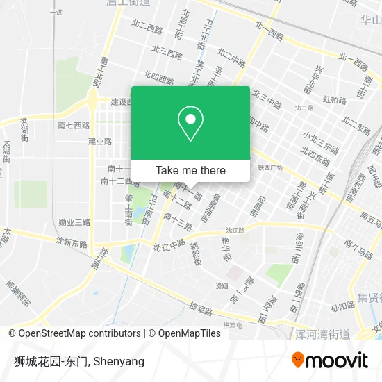 狮城花园-东门 map