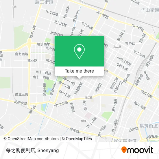 每之购便利店 map