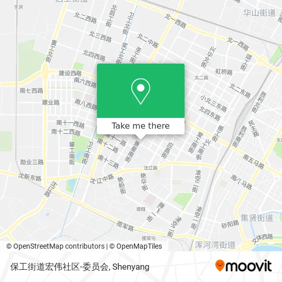 保工街道宏伟社区-委员会 map