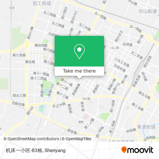 机床一小区-83栋 map