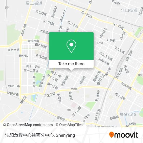 沈阳急救中心铁西分中心 map