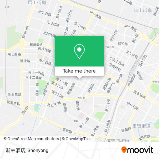 新林酒店 map