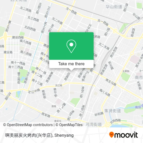啊美丽炭火烤肉(兴华店) map