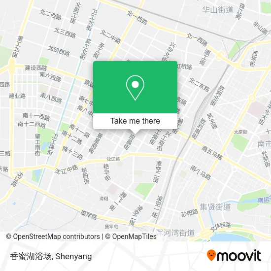 香蜜湖浴场 map