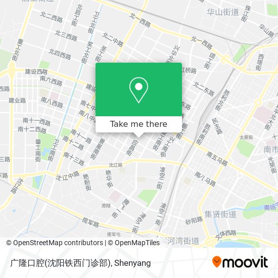 广隆口腔(沈阳铁西门诊部) map