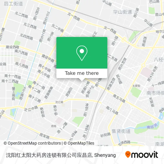 沈阳红太阳大药房连锁有限公司应昌店 map