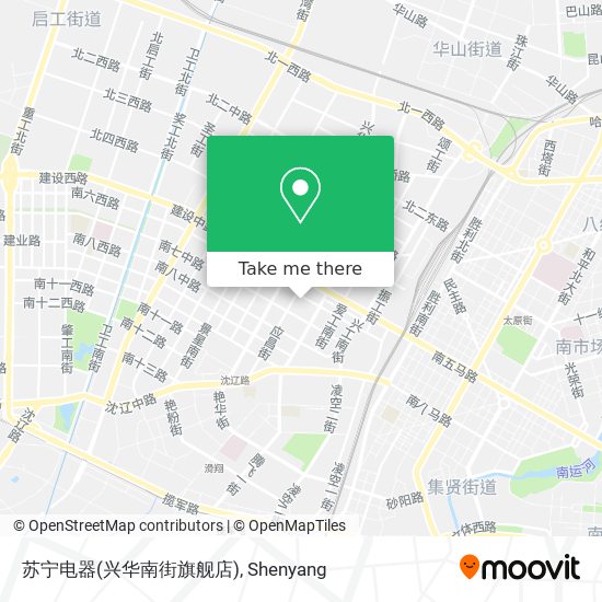 苏宁电器(兴华南街旗舰店) map