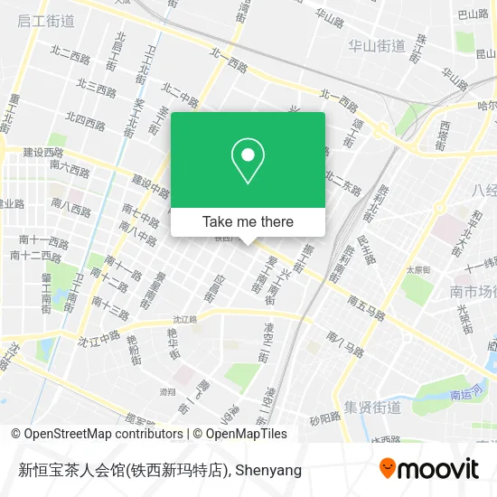 新恒宝茶人会馆(铁西新玛特店) map