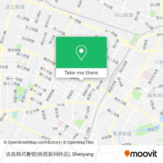 吉昌韩式餐馆(铁西新玛特店) map