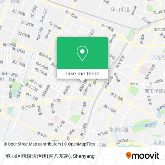 铁西区结核防治所(南八东路) map