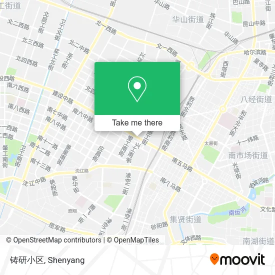 铸研小区 map