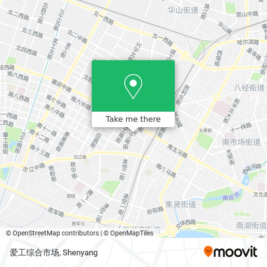 爱工综合市场 map