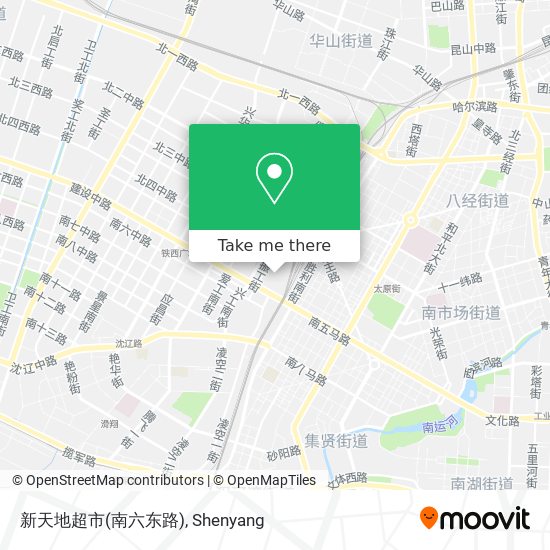 新天地超市(南六东路) map