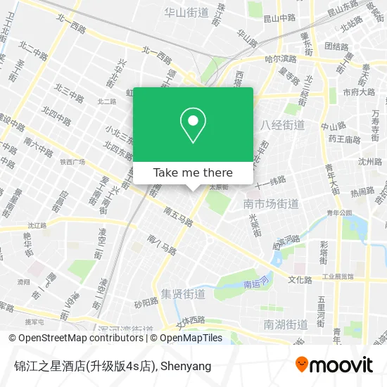 锦江之星酒店(升级版4s店) map