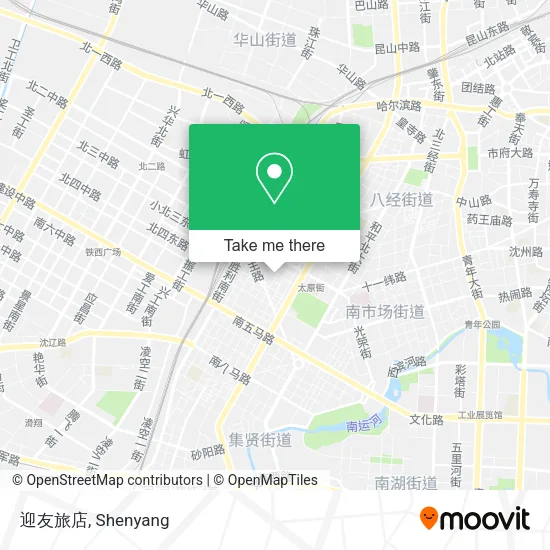 迎友旅店 map