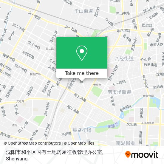 沈阳市和平区国有土地房屋征收管理办公室 map