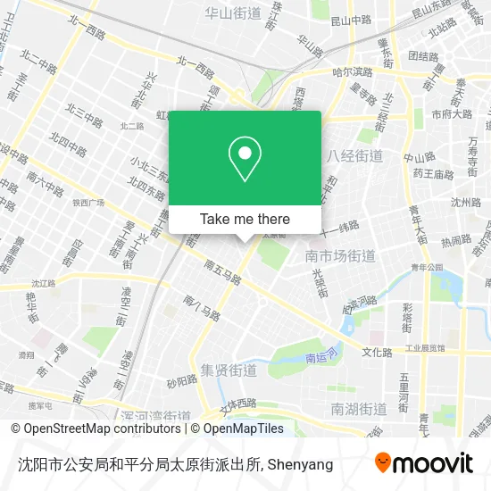沈阳市公安局和平分局太原街派出所 map