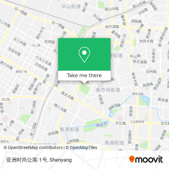 亚洲时尚公寓-1号 map