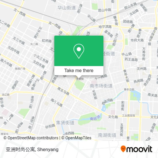 亚洲时尚公寓 map